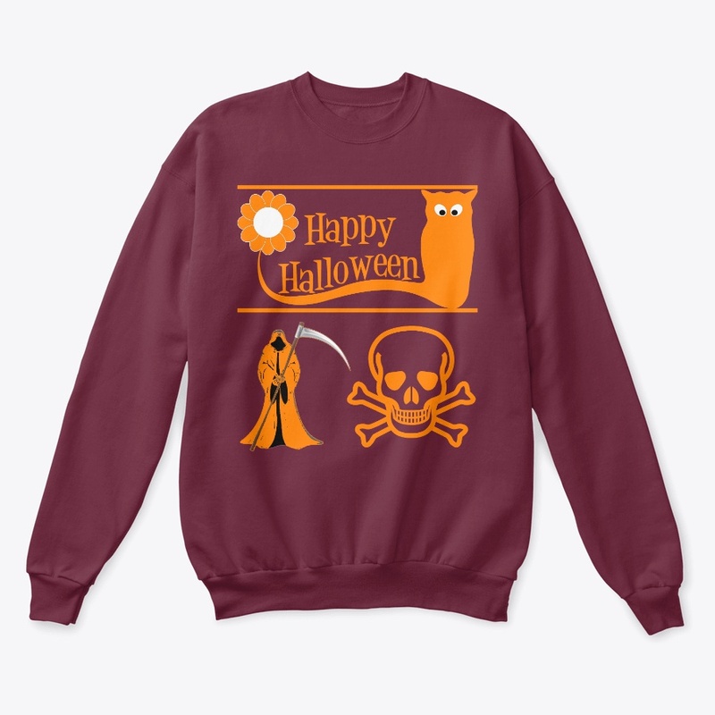 Happy Halloween - diable et crâne