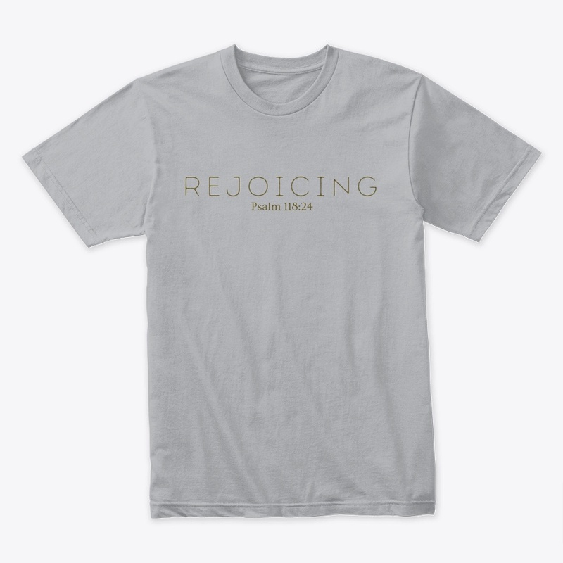 "Rejoicing" Christian tee