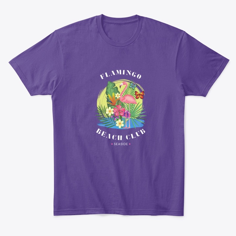 Flamingo Beach Club Tee – Seaside Vibes