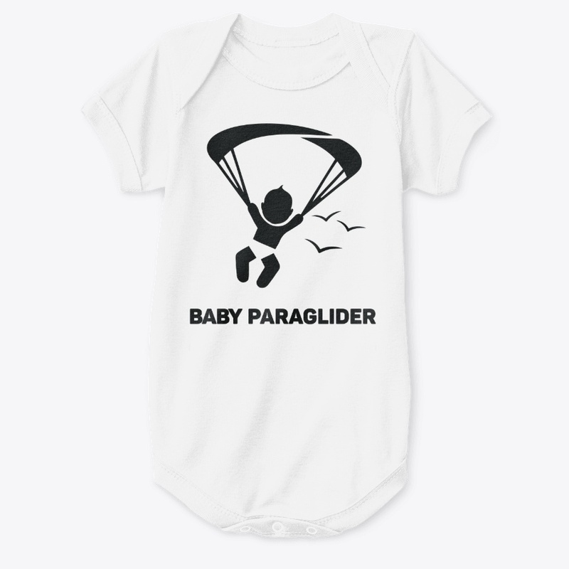 Short Sleeve Baby Bodysuit - Paraglider