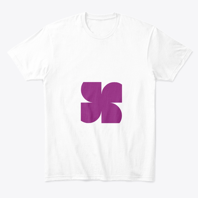 Abstract Geometric Four Petal Flower
