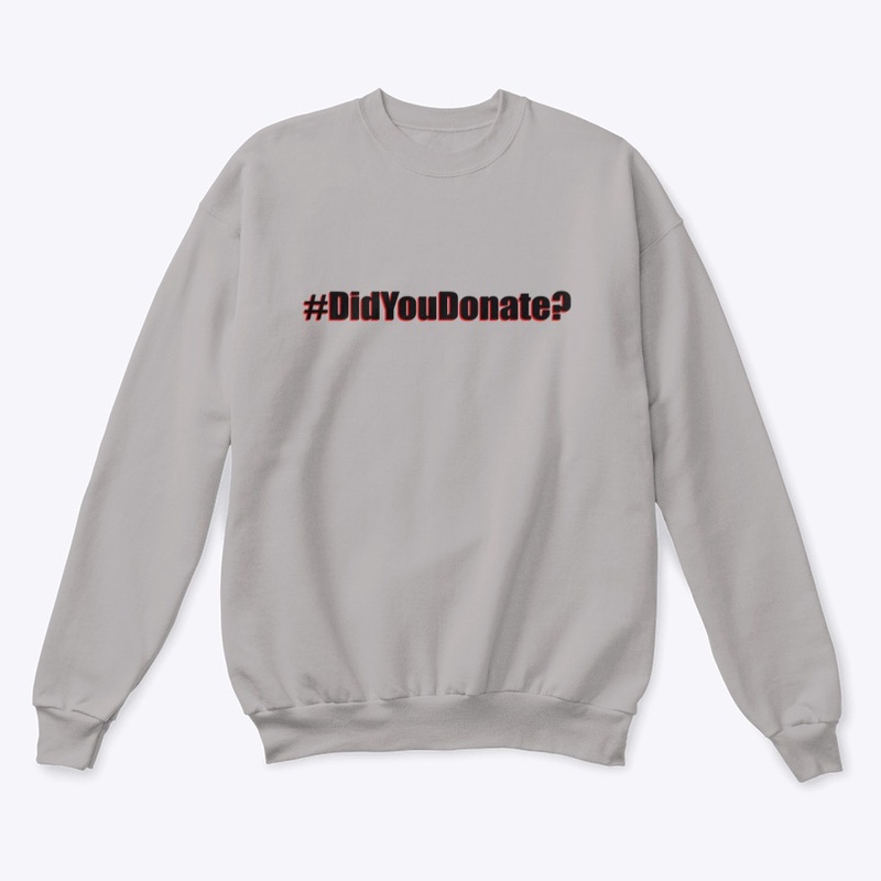 Did You Donate Black Logo