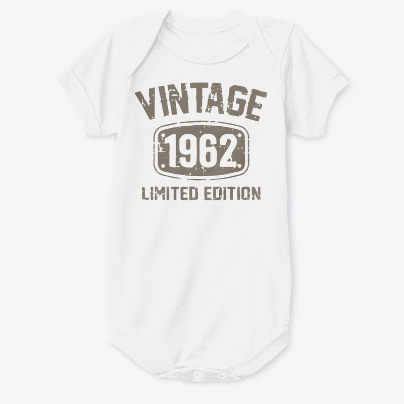 60 Years Old Vintage 1962