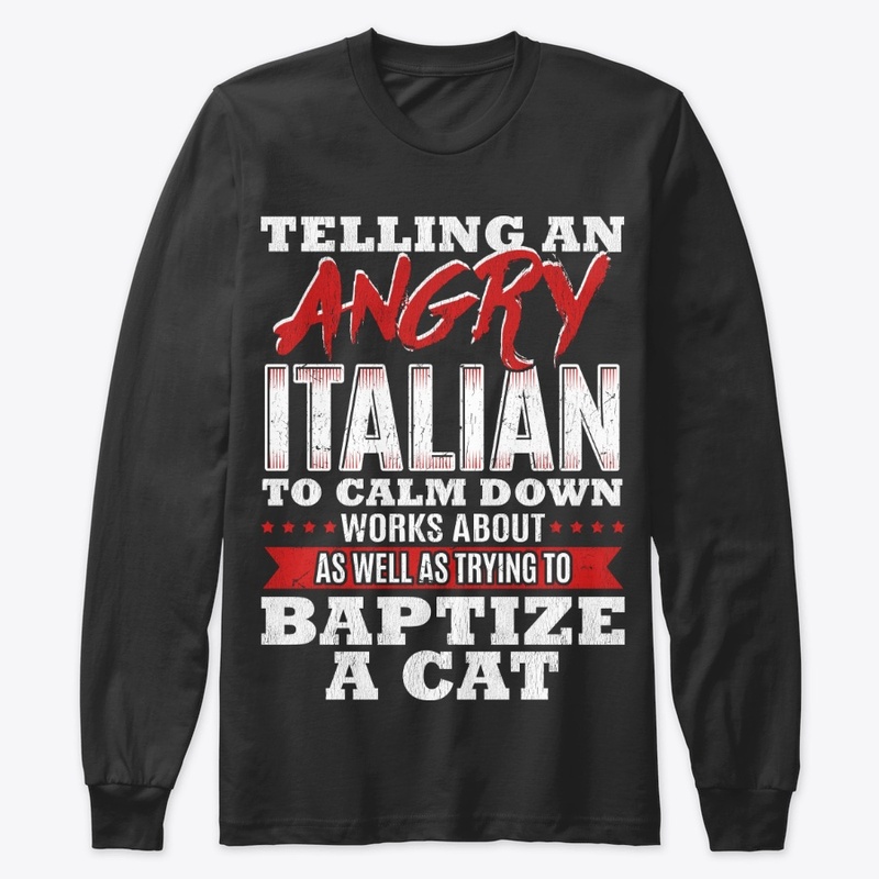 Italian Gift, Calm Down Like Baptize Cat