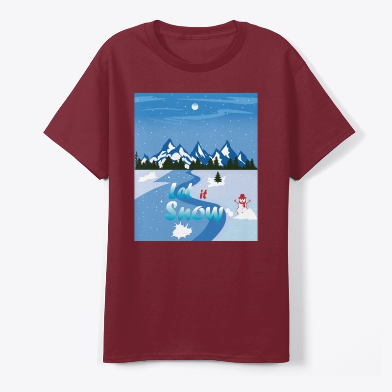 Let It Snow – Winter Festive T-Shirt