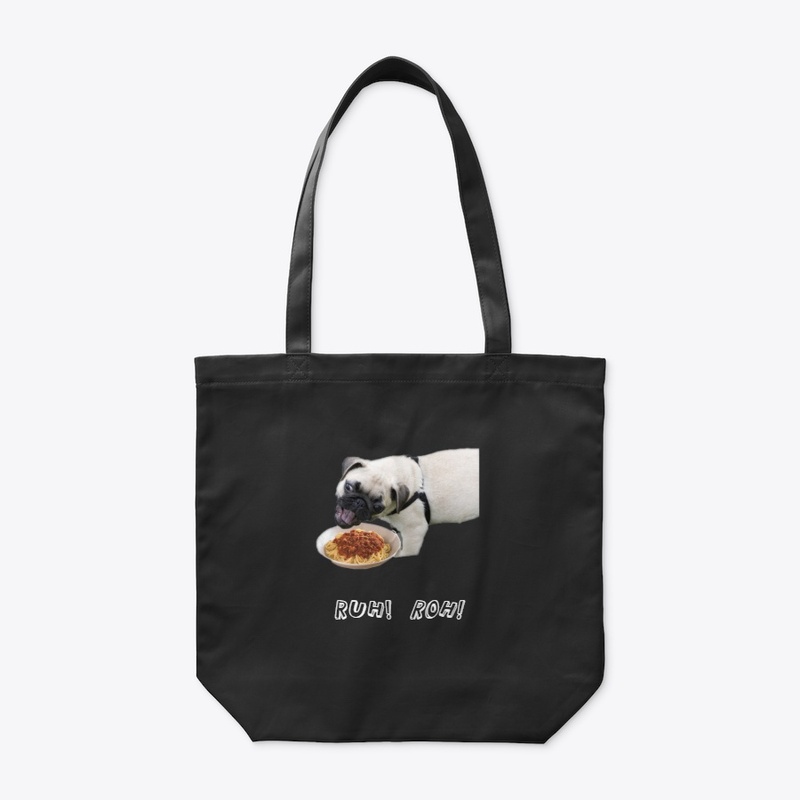 Pug Eating Spaghetti 