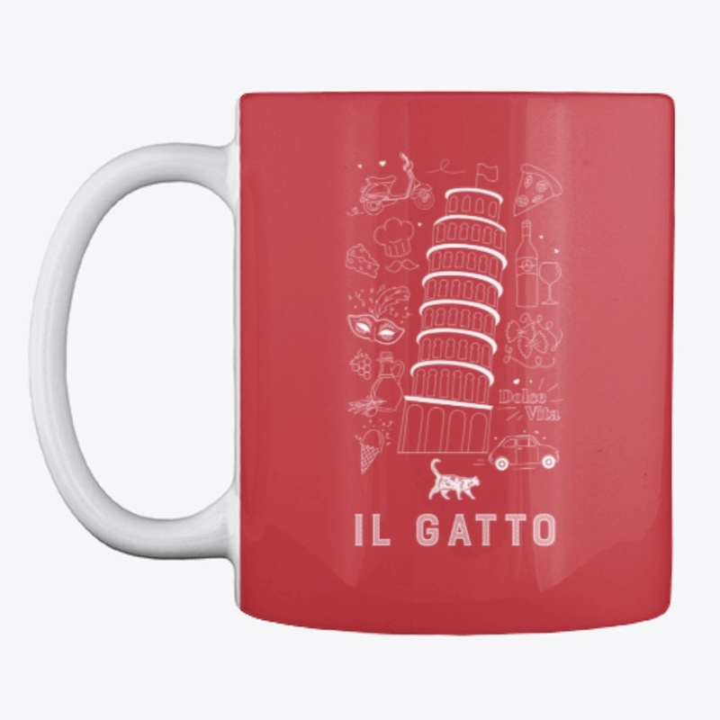 Il Gatto Design | Italy Cat Tee