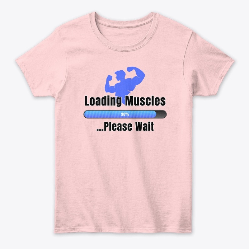 Loading Muscles Please Wait (Blue)