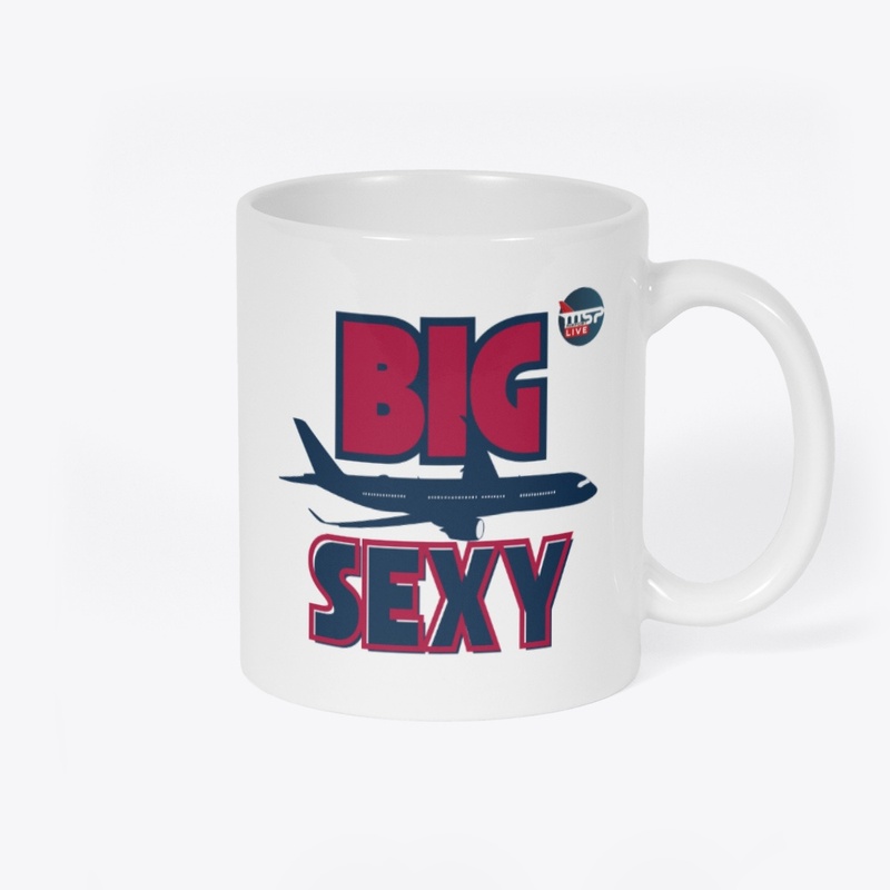 MSP Live "Big Sexy" A350 Mug - White