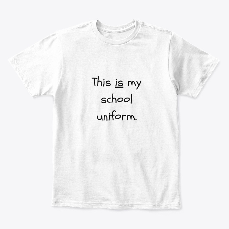 This is my school uniform.