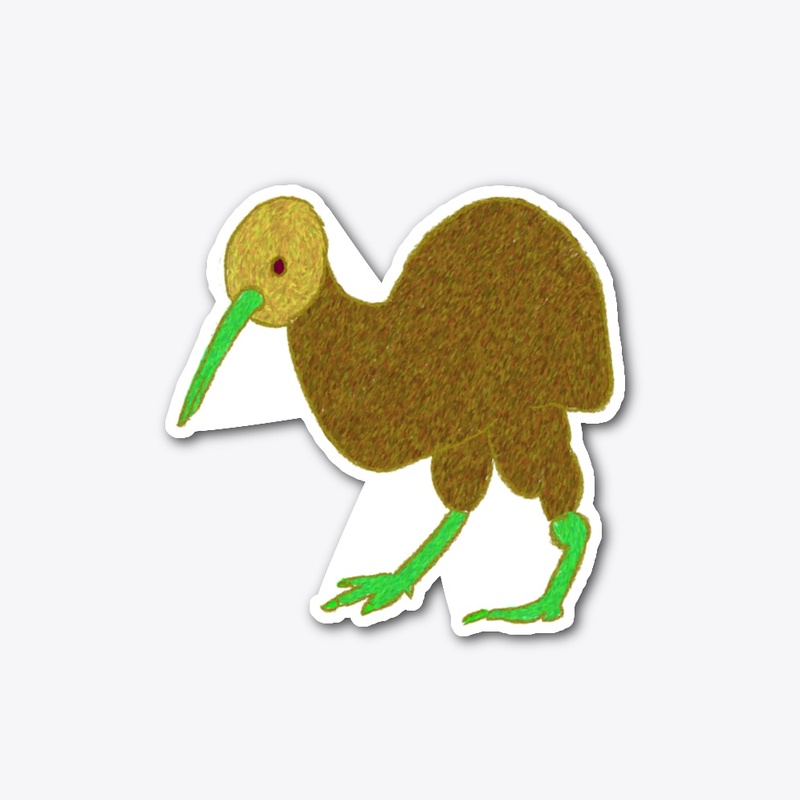Kiwi bird fruit colors