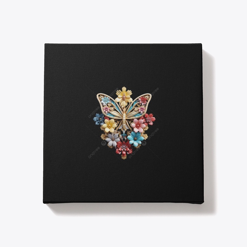 Butterfly design in jewellery work