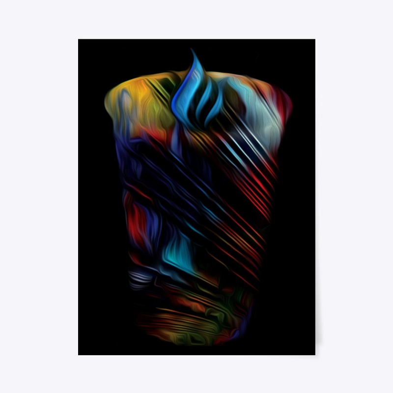    Blue Fire x Digital Art
