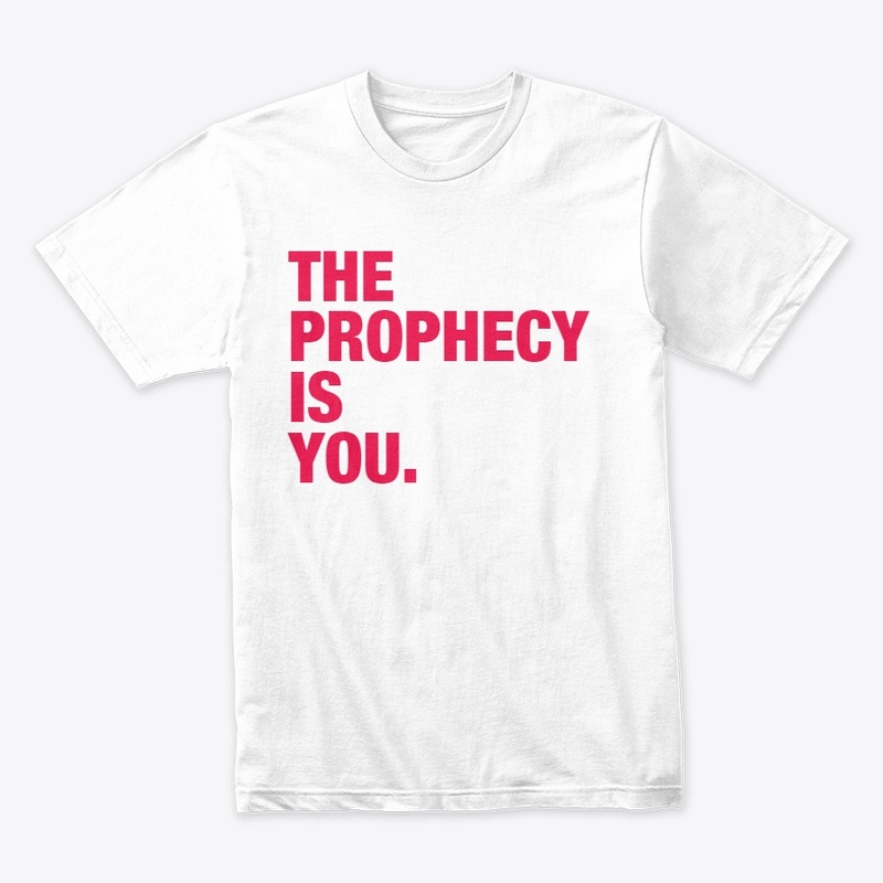 THE PROPHECY IS YOU.