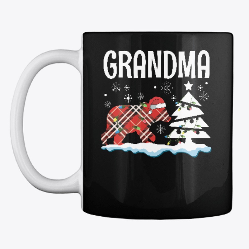 Bear Tree Light Pajama Walk On Snow