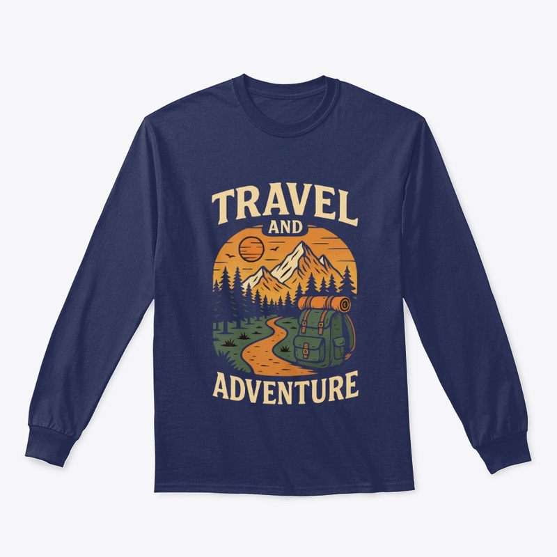 Travel and adventure t-shirt design