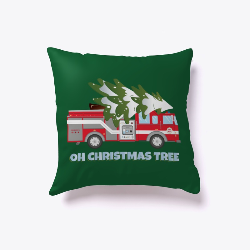 Xmas Firefighter Oh Christmas Tree