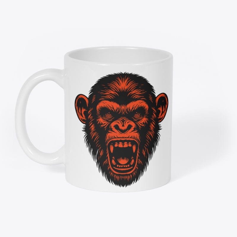 Bold Chimpanzee Graphic