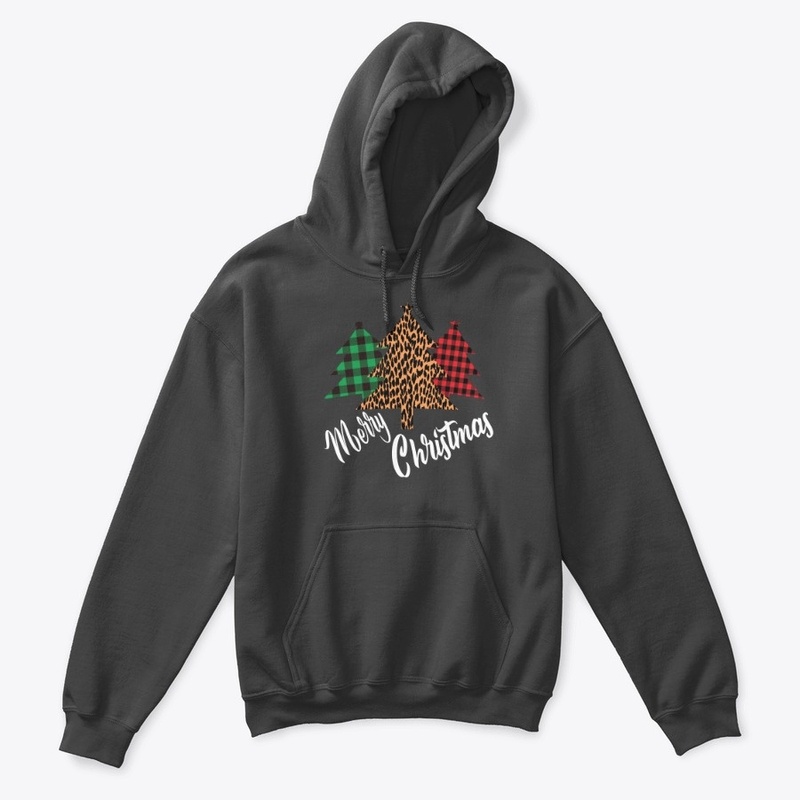 Merry Christmas Leopard Buffalo  Plaid