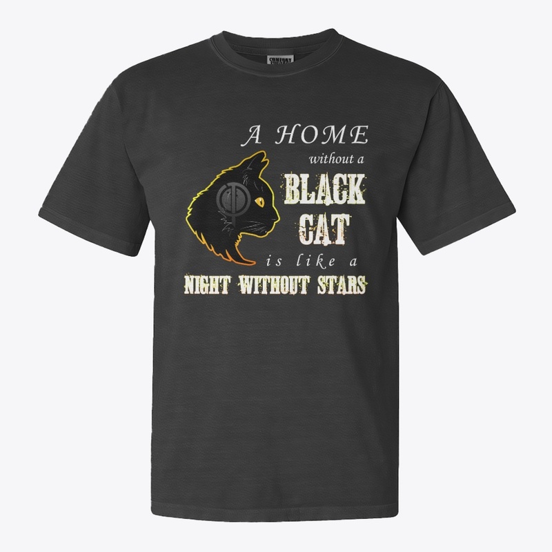 Black Cat quote Typography