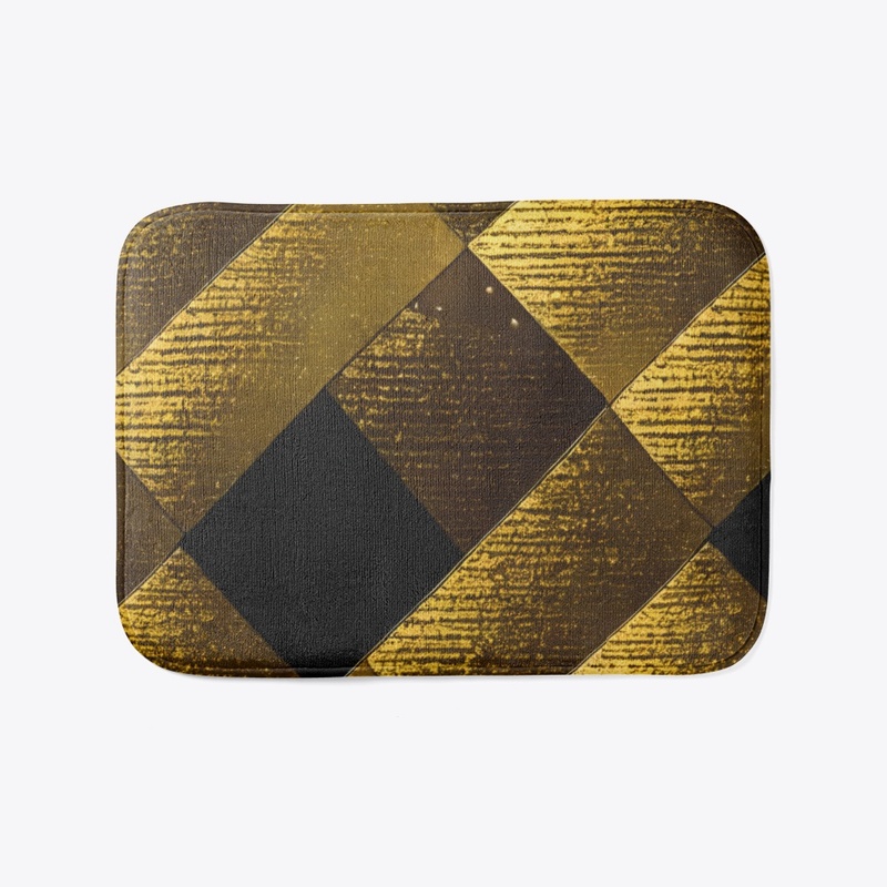Black and Gold Square Frat 