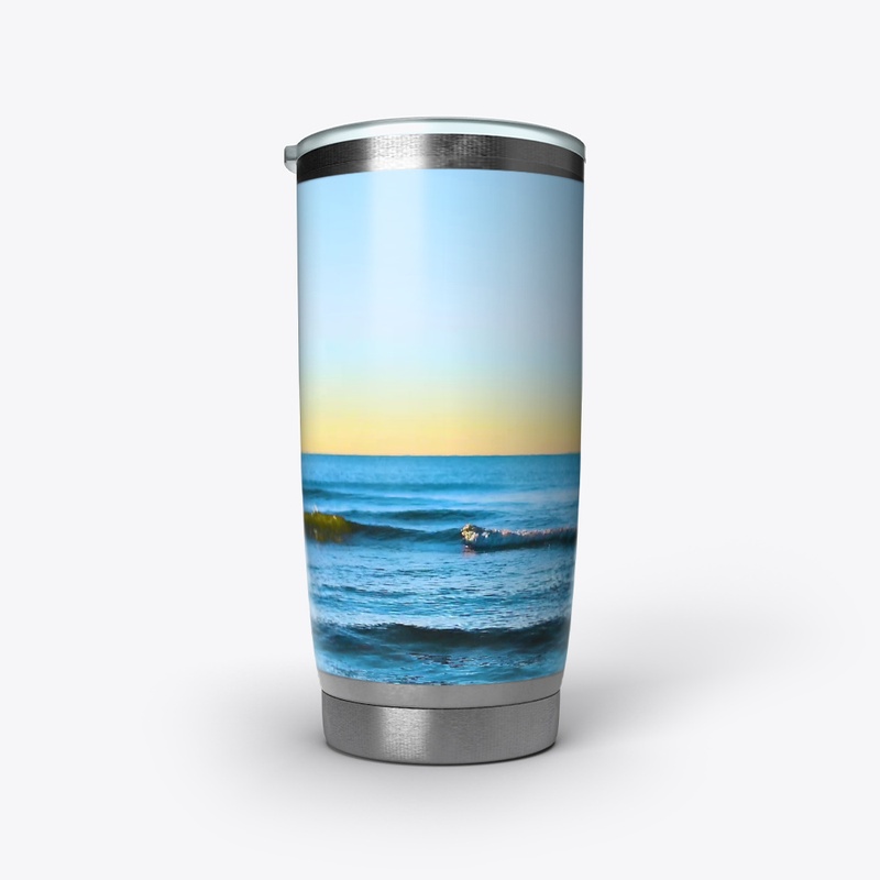 Waves on a Sunny Day-Tumbler