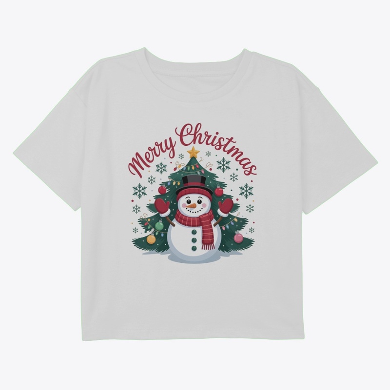 Festive Snowman Xmas Tee