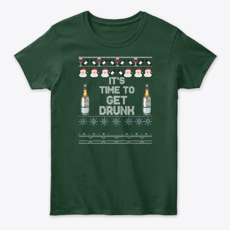 Funny WINE Ugly Christmas Sweater