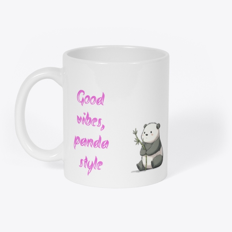 Good Vibes Panda Style
