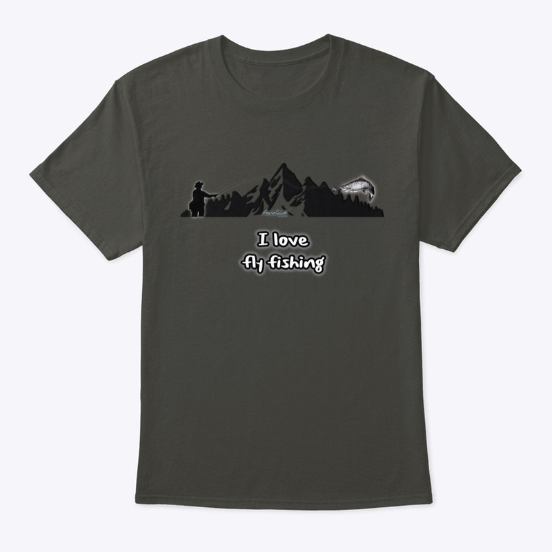 Fly fishing man
