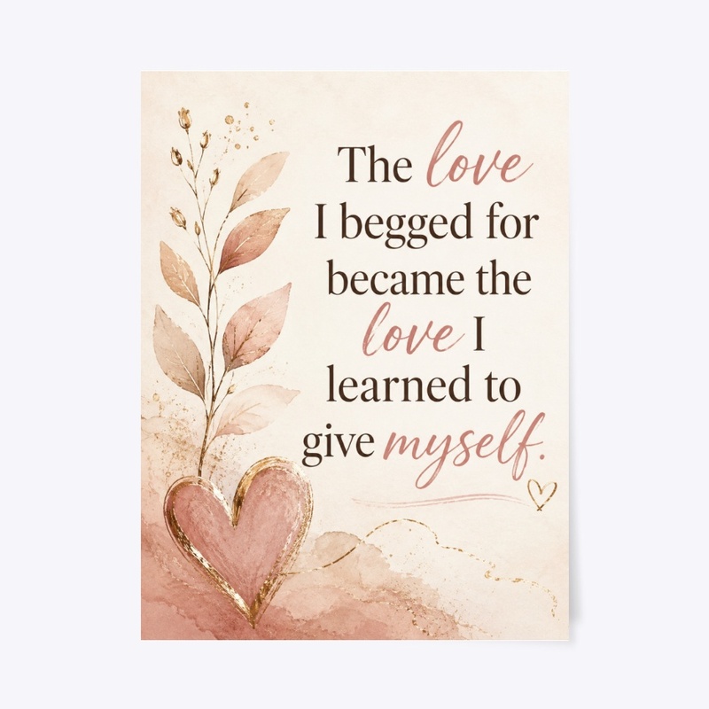 The Love I Give Myself Print