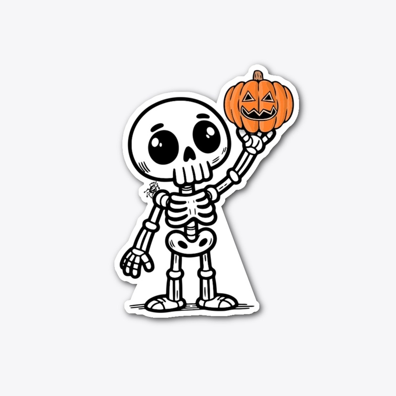 SKULLY, JACK & SPIDER STICKER