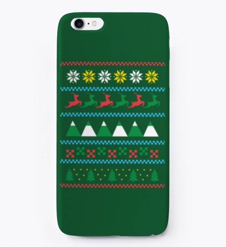 Reindeer Christmas Pattern Ugly Sweater
