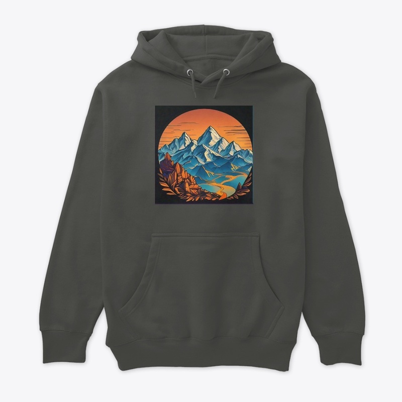 natural scene t shirt desing 