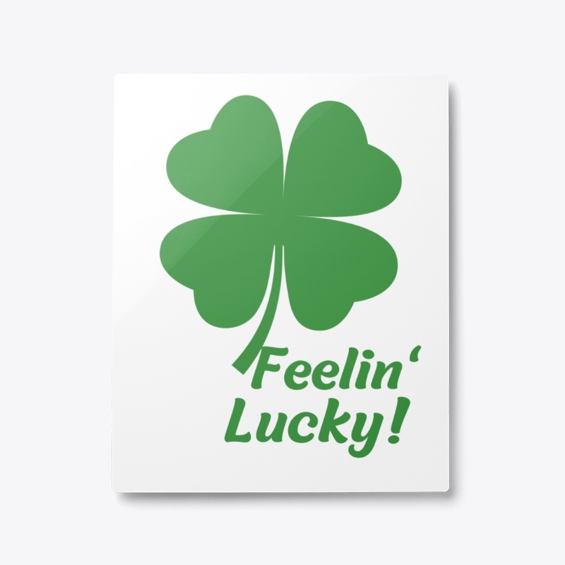 LUCKY FOUR LEAF CLOVER ST PATRICKS DAY