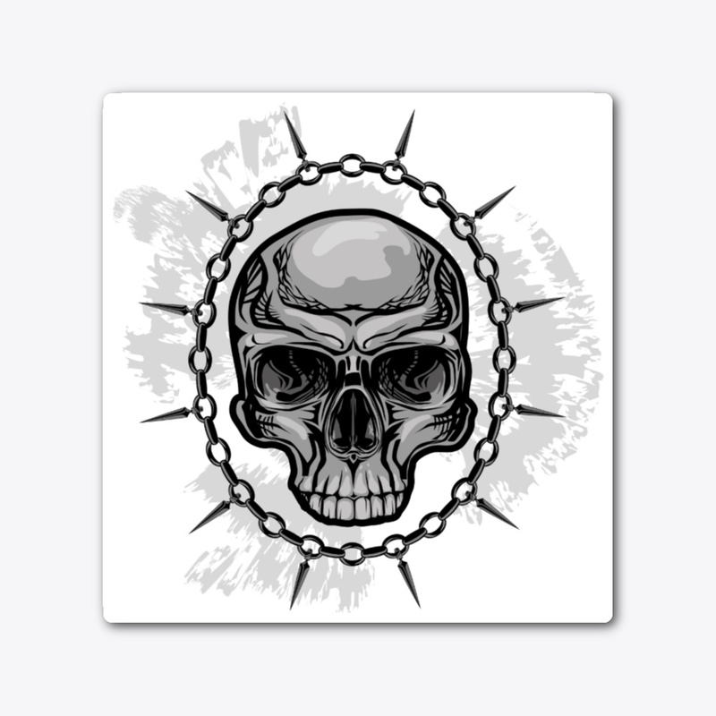 Skull N Spiks Streetwear Sticker