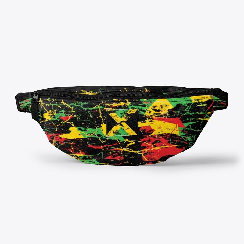 Jamaican Red Gold Green Art