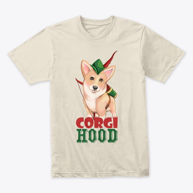 Corgi Hood, funny dog as Robin Hood