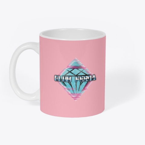 Ferda "Drinking" Items Pastel Pink áo T-Shirt Front