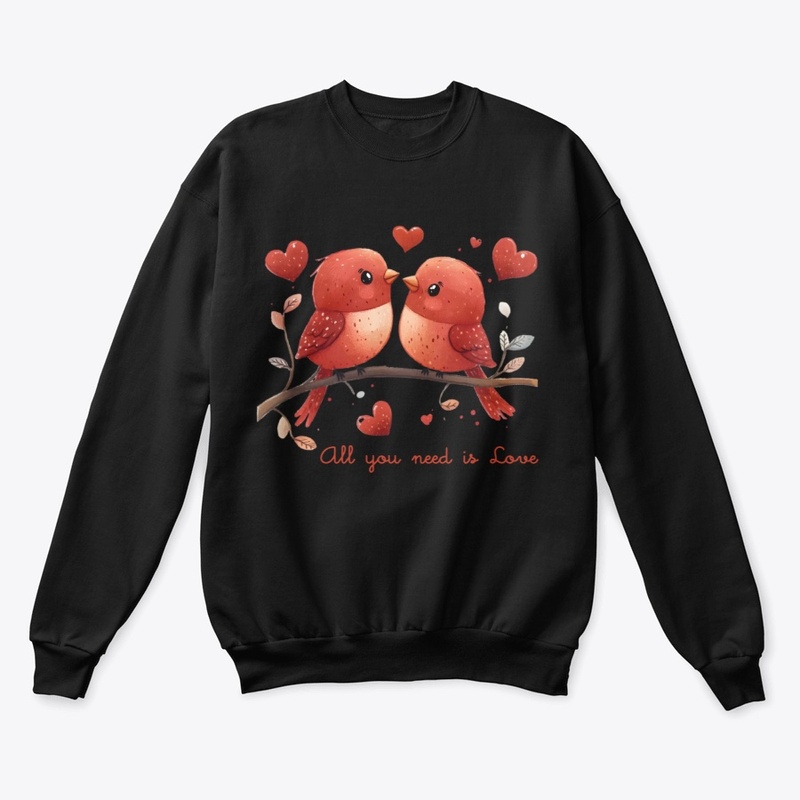 love bird couple Valentine's day tshirt