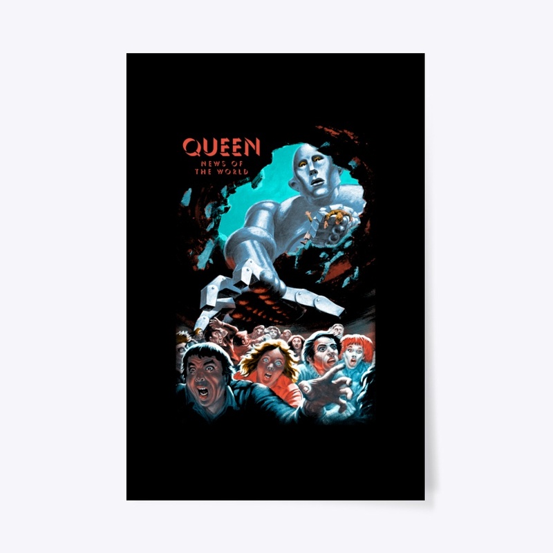 Queen Official News Of The World Vintage