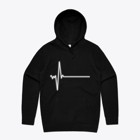 Horrendous Horror Flatline  Black Camiseta Front