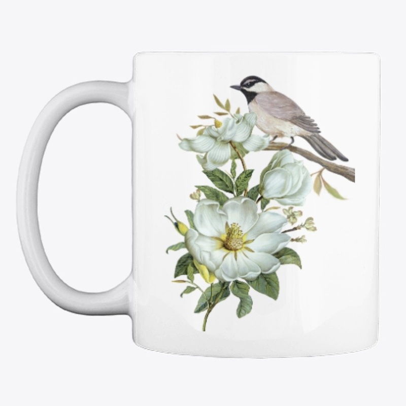 Bird with Flower