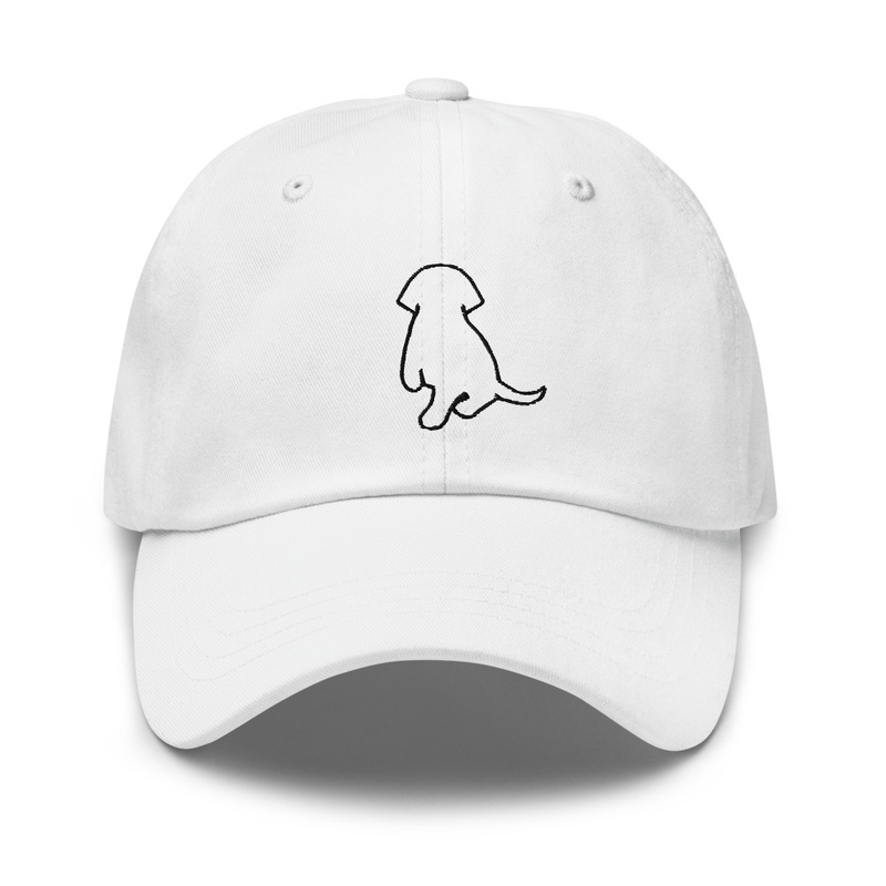 White and Black Dad Hat