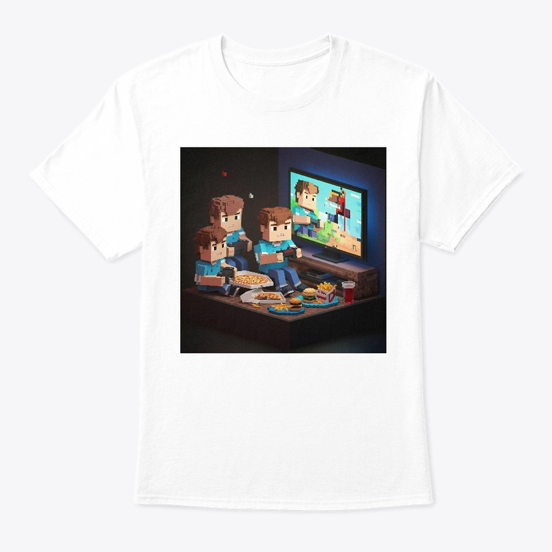 T-Shirt (Friends playing video games)
