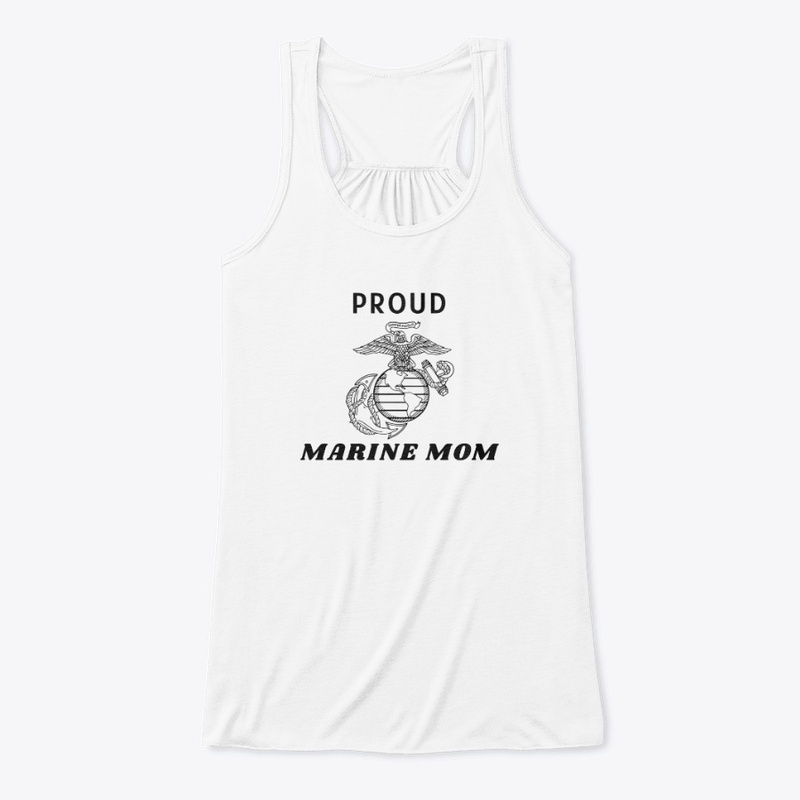 Proud Marine Mom 6906 - Women's Flowy Tank Top