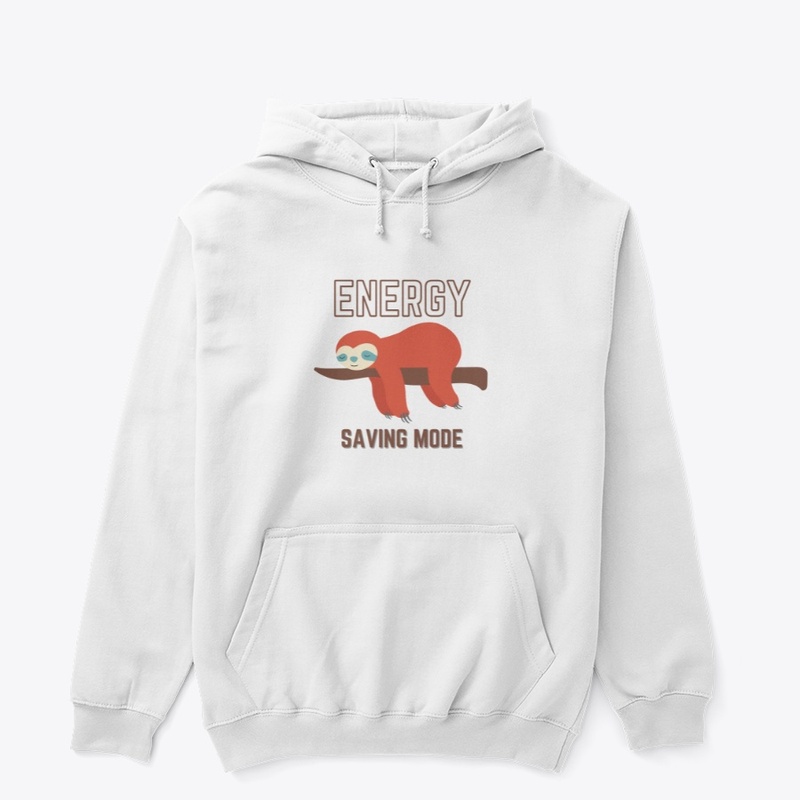Energy saving mode animal sloth t-shirt