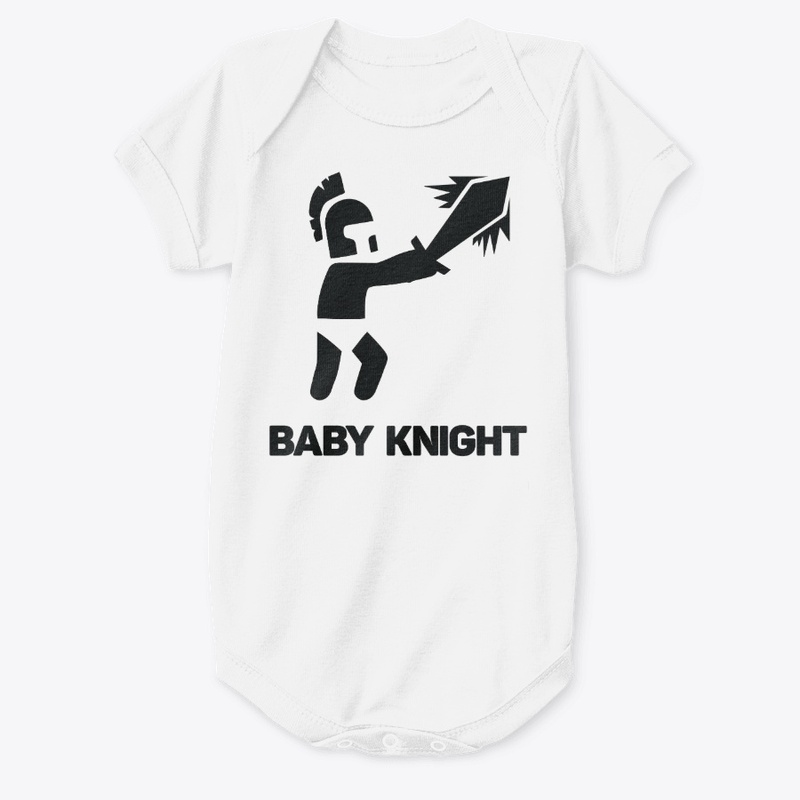 Short Sleeve Baby Bodysuit - Knight