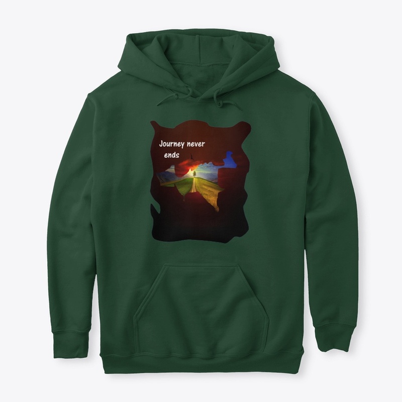 Journey never ends t-shirt