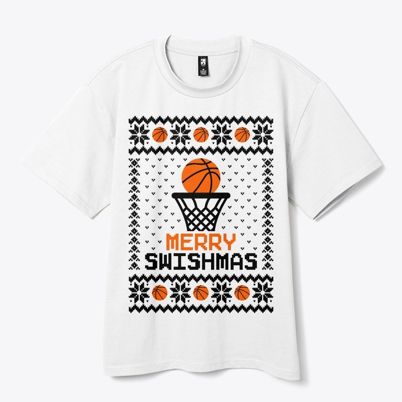 Merry Swishmas Basketball Ugly Sweater